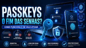 Passkeys: O Fim das Senhas Está Começando? Entenda Como Funciona e Se Você Deve Ativar