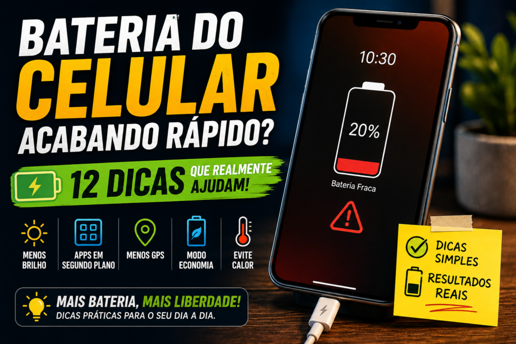 Bateria do Celular Acabando Rápido